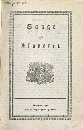 Sange ved klaveret
