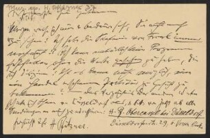 Brief an Emil Gutmann, 13.08.1907