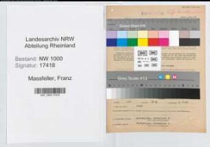 Entnazifizierung Franz Massfeller, geb. 24.01.1910 (Feuerwehrmann)