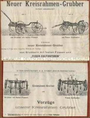 Neuer Kreisrahmen-Grubber