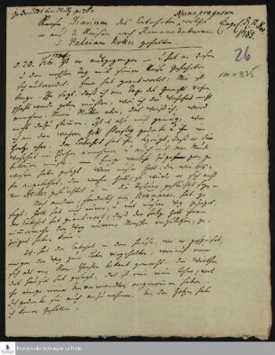 Reisetagebuch von Njanapragaham.