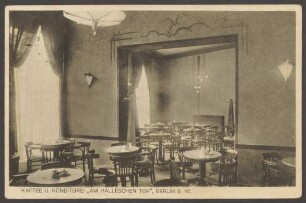 Ansichtskarte Kaffee und Konditorei „Am Halleschen Tor“, Königgrätzer Straße, Stresemannstraße