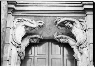 Potsdam, Stadtschloss, Eingang zum Treppenhaus, Detail.