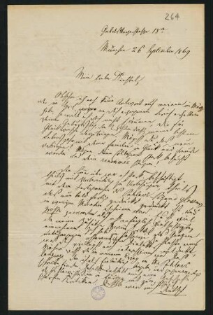 99-102, Brief vom 26. September 1869