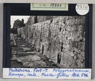 Palestrina (Praeneste): Fortuna-Tempel, Polygonalmauer, Rampe, Halle