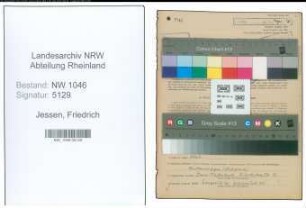 Entnazifizierung Friedrich Jessen , geb. 16.08.1905 (Holzkaufmann)