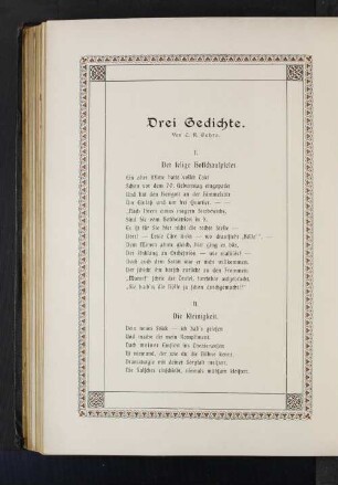 Drei Gedichte