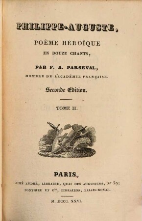 Philippe-Auguste, poéme héroique en douze chants, 2