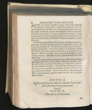Sectio II. Quibus argumentis ostendi videatur, licite eiusmodi Pacem etiam perpetuam sanciri.