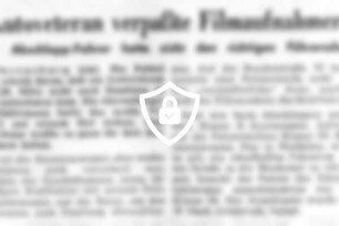Autoveteran verpaßte Filmaufnahmen