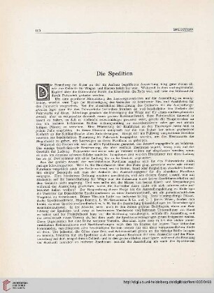 Die Spedition