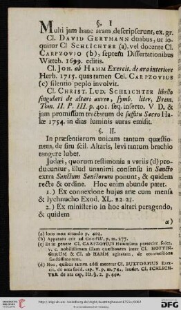 Abschnitt [§I-§XIII]