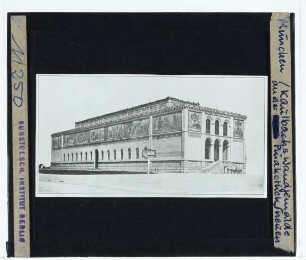 München, Neue Pinakothek (alt),Kaulbach, Zyklus der Wandgemälde an der Neuen Pinakothek (Entwicklung der Künste unter Kg. Ludwig I.) (Zyklus)