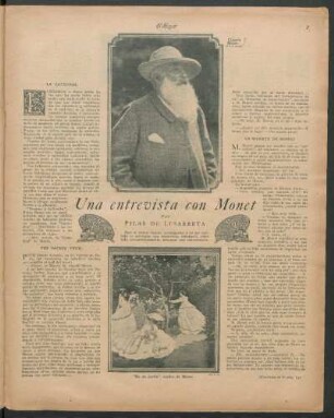 Una entrevista con Monet