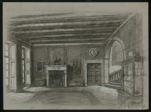 Landhaus Dr. Kunheim (später: Villa Salinger), Berlin-Wannsee: Innenansicht