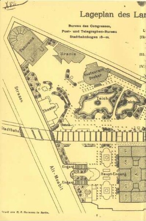 Lageplan des Landes-Ausstellungs-Parks