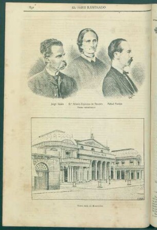 [Vista del] Teatro Solis de Montevideo.