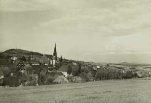 Altenberg, Ortsansicht : Altenberg. Ansicht mit Geisingberg von Südwesten