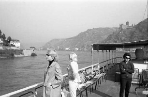 Auf M.S. Prinses Margriet, Fahrgäste auf Deck