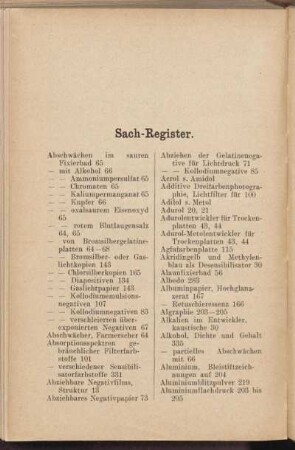 Sach-Register.