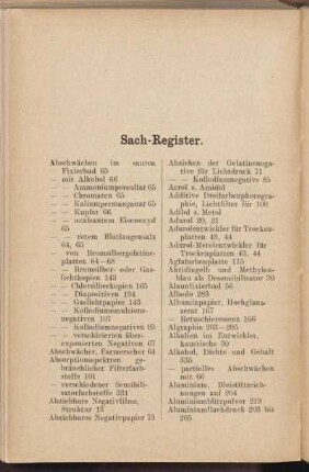 Sach-Register.