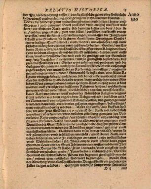 Relatio Historica Deß so sich nach dem Abschied der Coellnischen zusamenkunft von wegen Niderlendischer Pacification gehalten : Erstlich vmb den Roem: Kueniglichen Stuel Ach: Volgents aber auch vmb das Hochwuerdig Ertzstifft Coelln hin vnd wider verlauffen vnd zugetragen hat. Ordenlich von anfang continuirt biß auff gegen wertiges Monat Septemb. 1583. ...