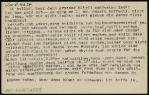 li tullbr, heut dein grosser brief...