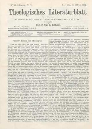 489-492 Wundt's System der Philosophie