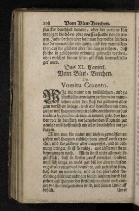 Das XL. Capitel. Vom Blut-Brechen. De Vomitu Cruento.