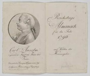 Bildnis des Carl Anselm von Thurn und Taxis