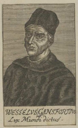 Bildnis des Weselius Gansfortius
