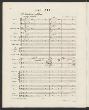 No. 1. Einleitung und Chor: Selig sind die Todten