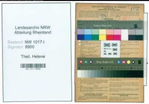 Entnazifizierung Helene Theil , geb. 06.09.1889 ()