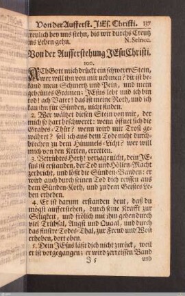 Von der Aufferstehung Jesu Christi.