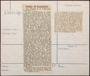 Wasserturbine (Deutsches Reichspatent 293591 vom 23. Juli 1913)