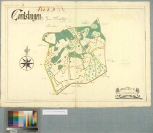 [Grün-Kordshagen (Kordshagen) Amt/Distrikt Franzburg] Cordshagen in Ampt Fransborg