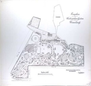Lageplan des Zoologischen Garten zu Düsseldorf