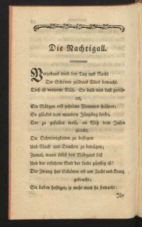 Die Nachtigall