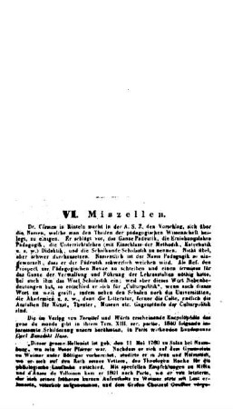 Miszellen