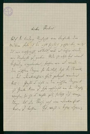 Brief vom 16. September 1869