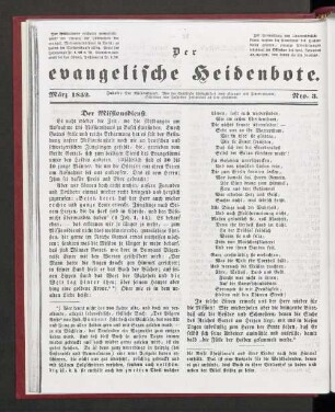 März 1852. Nro. 3
