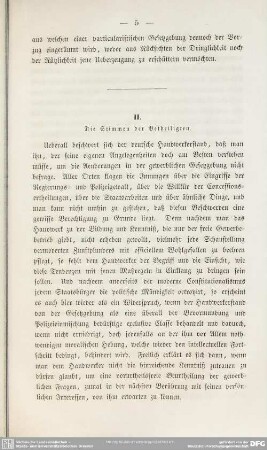 II. Die Stimmen der Betheiligten