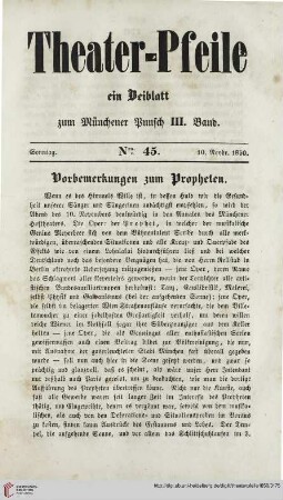 Nro. 45 (10. Novbr. 1850)