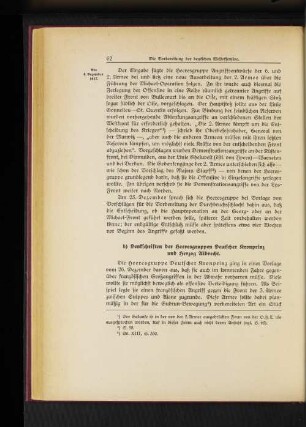 b) Denkschriften der Heeresgruppen Deutscher Kronprinz und Herzog Albrecht.