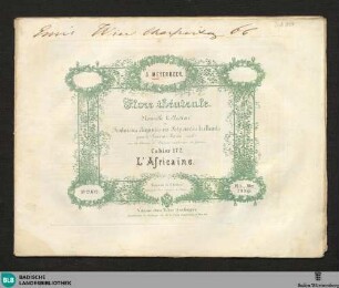 Fantaisie ou Potpourri sur des thèmes favoris de l'Opéra: L'Africaine