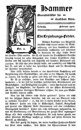 Ein Erziehungs-Fehler