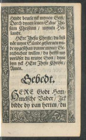 Gebedt.