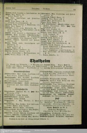 Thalheim (Obert-Talheim; Nieder-Thalheim)
