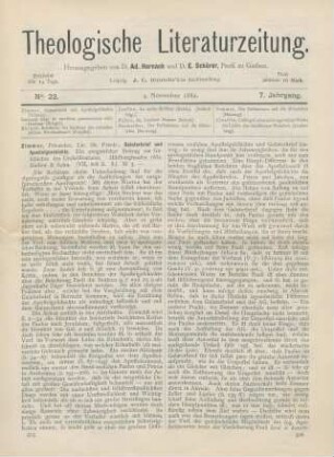505-507 [Rezension] Zimmer, Friedr., Galaterbrief und Apostelgeschichte. Ein exegetischer Beitrag zur Geschichte des Urchristentums