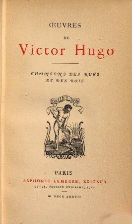 Oeuvres de Victor Hugo. 9